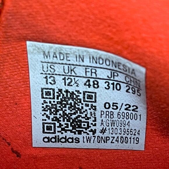 Adidas Predator Edge.3 Low FG Soccer Cleats Orange Green Men Sz 13 - Picture 8 of 8